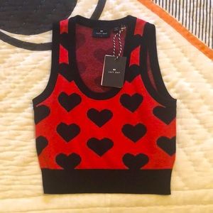 Lazy Oaf Heart Knit Vest